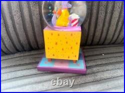 Vintage Disney World Epcot Figment Popcorn Bucket Mini Snowglobe VERY RARE