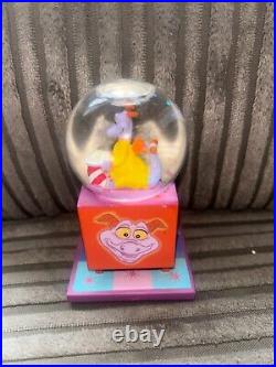 Vintage Disney World Epcot Figment Popcorn Bucket Mini Snowglobe VERY RARE