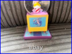 Vintage Disney World Epcot Figment Popcorn Bucket Mini Snowglobe VERY RARE