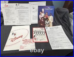 Vintage Disney World New Cast Member Orientation Folder 1992 Disney Look Pass