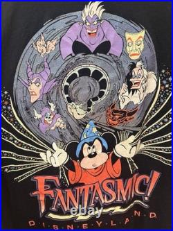 Vintage Disneyland Fantasmic Shirt Single Stitch OSFA rare Walt Disney world