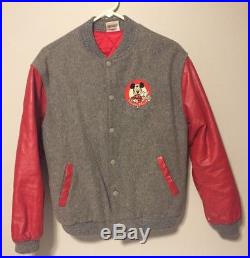 Vintage Mickey Mouse Club Varsity Jacket Walt Disney World Child/Youth Sz. XL