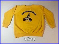 Vintage RARE Walt Disney World Crewneck Sweatshirt Large 42-44 Double Sided USA