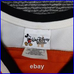 Vintage Tiggers Titans Hockey Jersey 2XL Walt Disney World Orange Hockey 68 90s