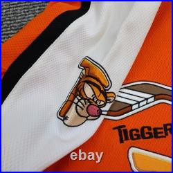 Vintage Tiggers Titans Hockey Jersey 2XL Walt Disney World Orange Hockey 68 90s