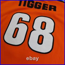 Vintage Tiggers Titans Hockey Jersey 2XL Walt Disney World Orange Hockey 68 90s