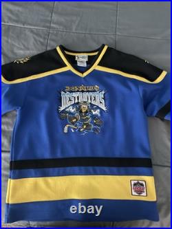 Vintage Walt DISNEY World Youth Hockey Jersey Lot PLUTO + DONALD Perfect Gift