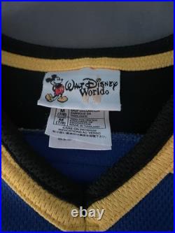 Vintage Walt DISNEY World Youth Hockey Jersey Lot PLUTO + DONALD Perfect Gift
