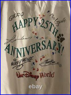 Vintage Walt Disney World 25th Anniversary Cake Castle Sweatshirt