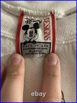 Vintage Walt Disney World 25th Anniversary Cake Castle Sweatshirt