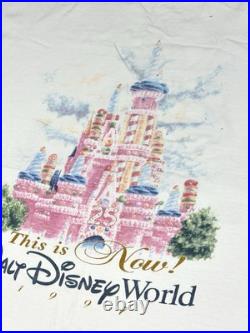 Vintage Walt Disney World 25th That Was Then This Is Now Castle 1997 T-Shirt XXL