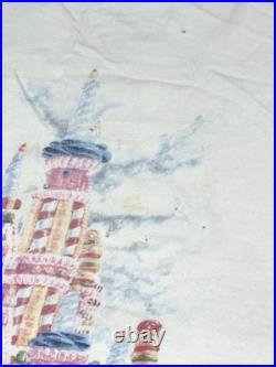 Vintage Walt Disney World 25th That Was Then This Is Now Castle 1997 T-Shirt XXL