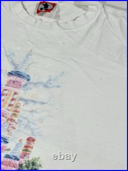 Vintage Walt Disney World 25th That Was Then This Is Now Castle 1997 T-Shirt XXL