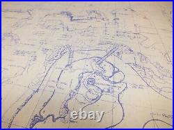 Vintage Walt Disney World Adventureland Street Landscape & Trees Blueprints