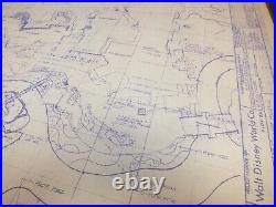 Vintage Walt Disney World Adventureland Street Landscape & Trees Blueprints