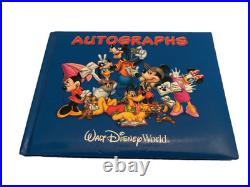 Vintage Walt Disney World Autograph Book Signatures 2004 Donald, Mickey, Star Wars