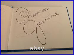 Vintage Walt Disney World Autograph Book Signatures 2004 Donald, Mickey, Star Wars