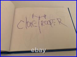 Vintage Walt Disney World Autograph Book Signatures 2004 Donald, Mickey, Star Wars