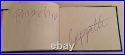 Vintage Walt Disney World Autograph Book Signatures 2004 Donald, Mickey, Star Wars
