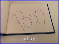 Vintage Walt Disney World Autograph Book Signatures 2004 Donald, Mickey, Star Wars