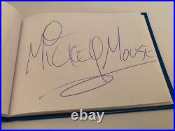 Vintage Walt Disney World Autograph Book Signatures 2004 Donald, Mickey, Star Wars