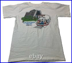 Vintage Walt Disney World Contemporary Resort Single Stitch T-Shirt Monorail
