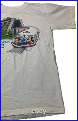 Vintage Walt Disney World Contemporary Resort Single Stitch T-Shirt Monorail
