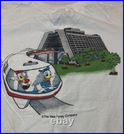Vintage Walt Disney World Contemporary Resort Single Stitch T-Shirt Monorail