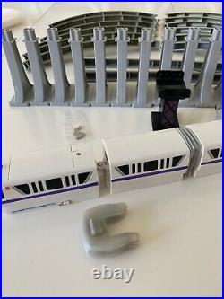 Vintage Walt Disney World Disneyland Monorail Track & Stanchions Purple Stripe