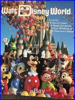 Vintage Walt Disney World & Disneyland Pictorial Souvenirs and Book Lot