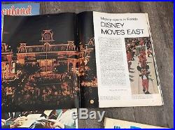 Vintage Walt Disney World & Disneyland Pictorial Souvenirs and Book Lot