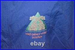 Vintage Walt Disney World Dolphin Windbreaker Jacket Disney Parks Collectible