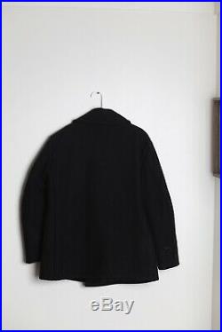 Vintage Walt Disney World Epcot Cast Member Costume Black Wool Coat Mens 42