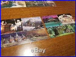 Vintage Walt Disney World Epcot Center Pre Opening Concept Postcard Lot of 17