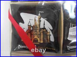 Vintage Walt Disney World Glass Trinket Dish In Box by Houze Art Small x 4