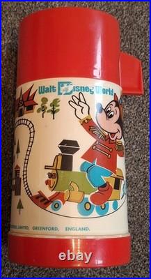 Vintage'Walt Disney World' Lunchbox & Vacuum Flask Aladdin Industries