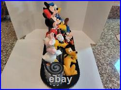 Vintage Walt Disney World Mantel/ Desk Clock Mickey Mouse and Friends