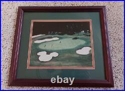 Vintage Walt Disney World Mickey Mouse Golf Course Picture. Hidden Mickey