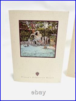 Vintage Walt Disney World Polynesian Resort With Cards & Collectors Tin 1980's Vintage Walt Disney World Polynesian Resort With Cards & Collectors Tin 1980's