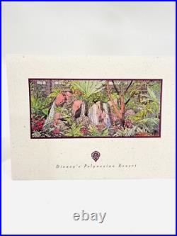 Vintage Walt Disney World Polynesian Resort With Cards & Collectors Tin 1980's Vintage Walt Disney World Polynesian Resort With Cards & Collectors Tin 1980's