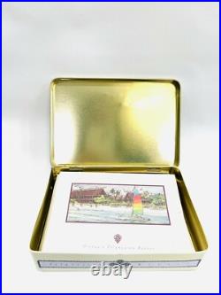 Vintage Walt Disney World Polynesian Resort With Cards & Collectors Tin 1980's Vintage Walt Disney World Polynesian Resort With Cards & Collectors Tin 1980's