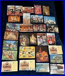 Vintage Walt Disney World Postcards Lot of 52 Magic Kingdom, EPCOT, MGM Studios