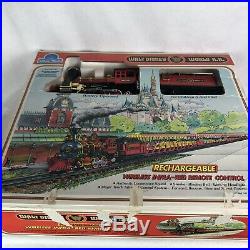 Vintage Walt Disney World RR Rail Road Train Set 1988 Remote Control