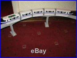 Vintage Walt Disney World Resort Monorail Play Set PURPLE Stripe & Box WORKING