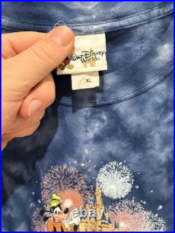 Vintage Walt Disney World Stitch's Great Escape Tie Dye Shirt XL