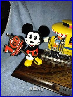 Vintage Walt Disney World TENCENNIAL Train 1971-1981 10th Anniversary Mickey