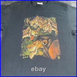 Vintage Walt Disney World The Lion King Scar Hyenas Jim Tranoski Shirt Rare Vtg