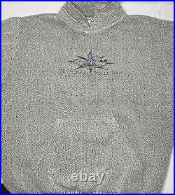 Vintage Walt Disney World Tour Sweatshirt Embroidered Pullover 90s Retro L RARE