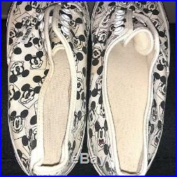 Vintage Walt Disney World Vans Mickey Mouse 7 Made In USA Sneakers Shoes