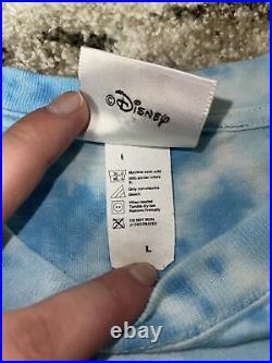 Vintage Walt Disney World Wilderness Lodge Tie Dye T Shirt Large Totem Mickey L